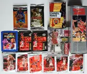 Michael Jordan Factory Sealed Lot Bulls NEW Locker Retirement Set 3D Space Jam!