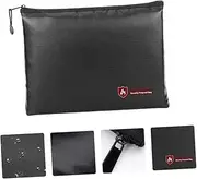 KALLORY Office Essential Waterproof Fireproof Documents Bag Large Capacity Briefcase Zipper File Bag Exquisite Craftsmanship