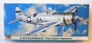 Hasegawa 00671 1/72 P-47D Thunderbolt Razorback 47th Fighter Squadron NEW [U7]