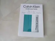 NEW CALVIN KLEIN THIS IS LOVE MODERN COTTON UNLINED BRALETTE PLUS 1X TEAL $28.