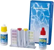Water Test Kit for Pool, Water Quality Tester for Swimming Pool, Swimming Pool and Spa Water Test Kit for pH Tester with Color Card