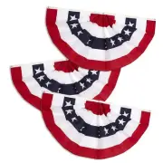 1.5x3 Ft 4th of July Decorations Memorial Day American flags Bunting Flags ou...