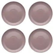 4PK Ecology Element Stoneware Dinner Plate Serving Dish Tableware 26.5cm Lilac