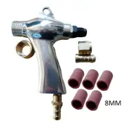 Handheld Box Sandblast Gun Air Sand Blasting W/ Ceramic Nozzles For Sandblaster