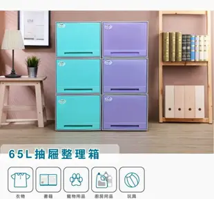 KEYWAY 聯府 65L抽屜整理箱 抽屜箱 置物箱 衣物箱 收納箱 單層櫃 抽屜櫃 CKB899【139百貨】