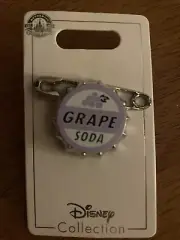 Disney Parks Pixar UP Grape Soda Cap Trading Pin, Lapel Style 1.75" Metal 2010