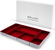 Deluxe Drawer Organizers Multi-Purpose Storage Box Junk Bins for Office Home Kit