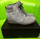 Sorel Womens Evie Ankle Lace Quarry Grill Size 10.5
