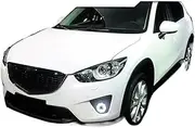 2PCS 12V Led Car Drl Daytime Running Lights With Fog Lamp Hole Compatible With Mazda Cx-5 Cx5 Cx 5 2012 2013 2014 2015 2016(White and yellow)
