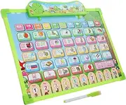 FELTECHELECTR Interactive Russian Alphabet Wall Chart for Electronic Educational Poster for Home Classroom Use Promotes Early Learning Skills