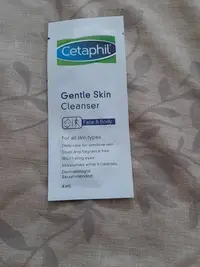 在飛比找Yahoo!奇摩拍賣優惠-【紫晶小棧】Cetaphil 舒特膚 溫和潔膚乳 4ML 清