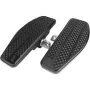 THRASHIN SUPPLY CO Black Mini Driver Floorboards for Harley Male Mount