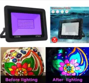 High Power Spotlight UV Light Blacklight Ultraviolet Floodlights Party Outdoor