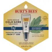 Burts Bees Rapid Rescue Cold Sore Treatment For Unisex 0.07 oz Treatment