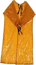 Waterproof Work Clothes Suspender Splash- Overalls for Stone Factory Elastic Hood Suit Elastic Cuff Smock Factory Smock Waterproof Aprons Smock for Slaughter House Proof Smock Pvc