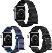 [Witzon] Nylon Bands for Apple Watch Band Series 10 9 8 7 41mm 46mm 45mm 49mm for Women Men, Soft Breathable Solo Loop Straps for iWatch Ultra 2 38mm 40mm 41mm 42mm 44mm 46mm 45mm 49mm Series 6 5 4 3 SE