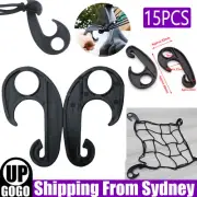 15Pcs Universal Hooks For Cargo Net Trailer Net Camping Tent Bungee Cord Luggage