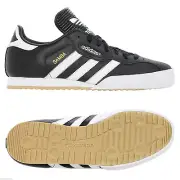 adidas ORIGINALS MENS SAMBA SUPER TRAINERS BLACK SIZES 7 8 8.5 9 9.5 10 11 12