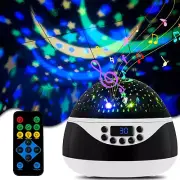 Galaxy Projector Night Light LED Lamp Rotating Starry Sky Baby Kids Star Room