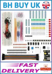 ELECTRONIC COMPONENT STARTER KIT, ARDUINO, 830, CAPACITOR, RESISTOR, R3 DIY UK