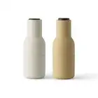 Menu Bottle Salt and Pepper Grinder 2 Pack - Barley with Walnut Lid