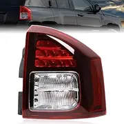 Tail Lights Compatible with JEEP Compass 2014-2017 Rear LED Taillights Assembly Right Passenger Side Tail Lamp