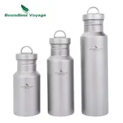 Hot Titanium Water Bottle Outdoor Camping Single Layer Leak-Proof Cycling Flask