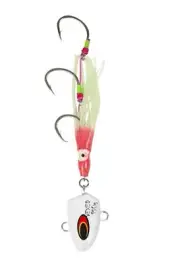 Vexed Bottom Meat Hybrid Jig / Bait Rig 200g Albino Glow
