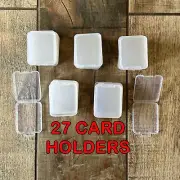 27 PACK - SD Card Holder Plastic SD MMC SDHC PRO Duo Memory Card Case Holder NEW
