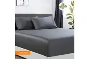 Softouch 400 Thread Count Bamboo Cotton Fitted Sheet and Pillowcase Set Only