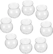 Totority 10Pcs Bottle Transparent Succulent Planter for Desktop Hydroponics for Moss Landscape Container and Indoor Plant Display for Gardening Enthusiasts