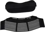 Healvian Maternity Belly Band Support Brace for Pregnant Women Back Abdomen Support Black Size l Maternity