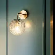 Mini Style Wall Sconce Glass Indoor Wall Lamps for Bedroom Cafes Shops IP20 220-240V Nordic Design
