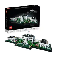 在飛比找momo購物網優惠-【LEGO 樂高】建築系列 21054 白宮(模型積木 建築