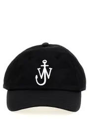 [J.W. Anderson] J. W. Anderson-Logo Cap Cappelli Nero-Donna OS Black
