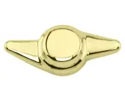 NEW! UNIVERAL 24T GENUINE VINTAGE LOWRIDER KNOCK-OFF 3/8 AXLE 648 IN GOLD.