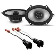 Alpine S2-S68 6x8" Rear Speaker Fit 2000-2010 Ford F-650/750 + Harness