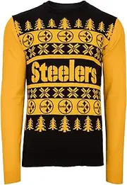 NFL Ugly Sweater Xmas Knit Pullover - Pittsburgh Steelers - L