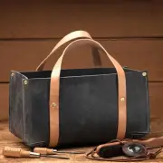 Leather firewood carrier, Leather Tool Roll , Log Holders, Best Gift,
