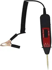 HEALEEP Automotive Tool Multi Function Voltage Pen with Extendable Spring Cable Real Display and Probe for Easy Electrical Testing Cars Trucks