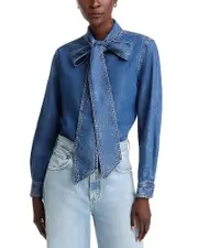 Frame Denim Bow Shirt