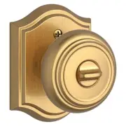 Baldwin PV.TRA.TAR Traditional Privacy Door Knob - Brass