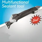 5 In 1 Silicone Remover Caulk Finisher Sealant Smooth Scraper Grout Kit Tool x 2