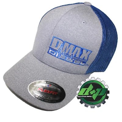 Dmax Duramax hat ball cap fitted flex fit flexfit stretch diesel OSFA BLUE
