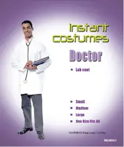 HT Mens Medical Doctor Surgeon Lab Coat Costume Fancy Dress