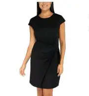 Nicole Miller Ladies' Twist Knot Cap Sleeve Dress XL