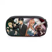 o701 chainsaw man Polyester double pen case Vertical square large capacity stationery case fgy701