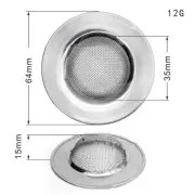 Bathroom Drain Hair Catcher Bath Stopper Sink Plug Strainer Filter Shower Cover
