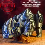 可活動 武裝犀牛 犀牛 玩具 多色系列 🎒 3D 客製 療癒 擺飾 造景 可動 小物 模型 禮物 🎁 台灣製造