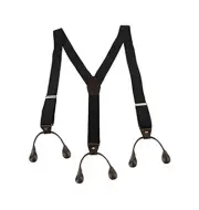 Portable Button Holes Link Men Suspenders Mens Braces Suspenders w/6 Button Hole